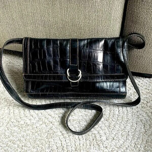 Jones New York Black Cross Body Bag